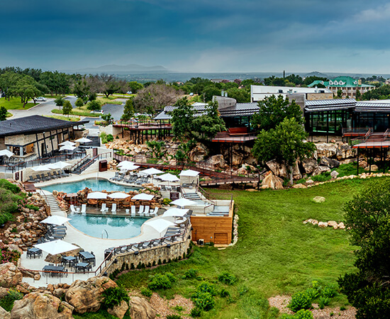 club aerial view